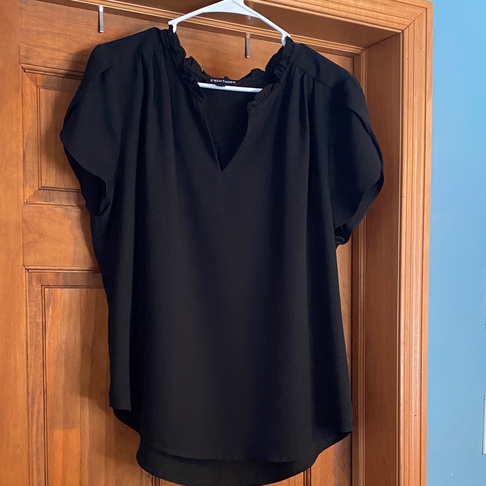 41 Hawthorn Black Blouse